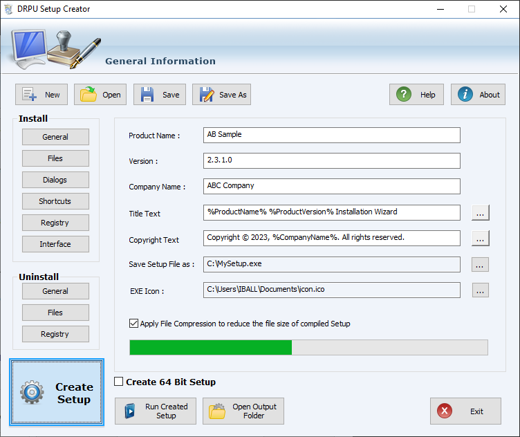 Setup Maker Software
